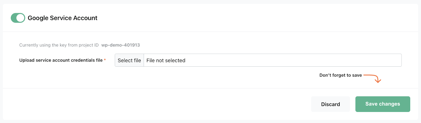 Google Service Account