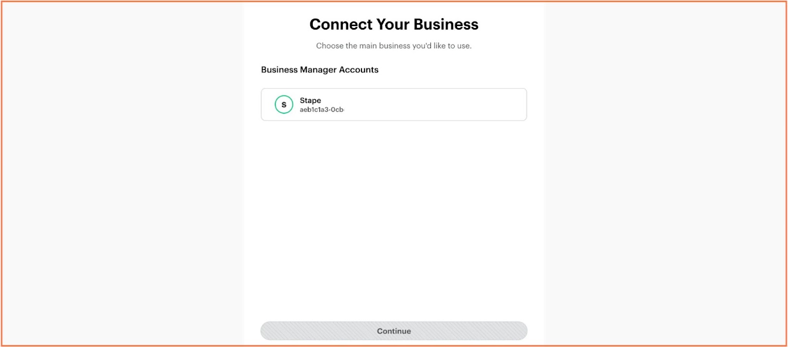 Choose the account and the Pixels you want to connect
