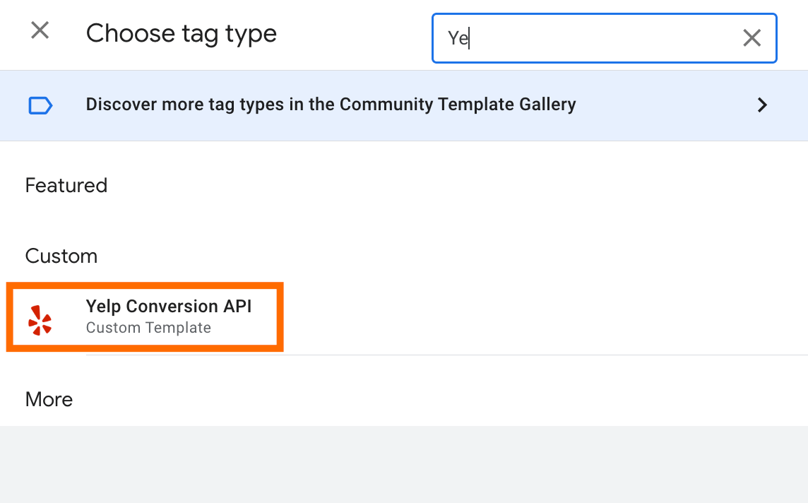 Yelp Conversions API