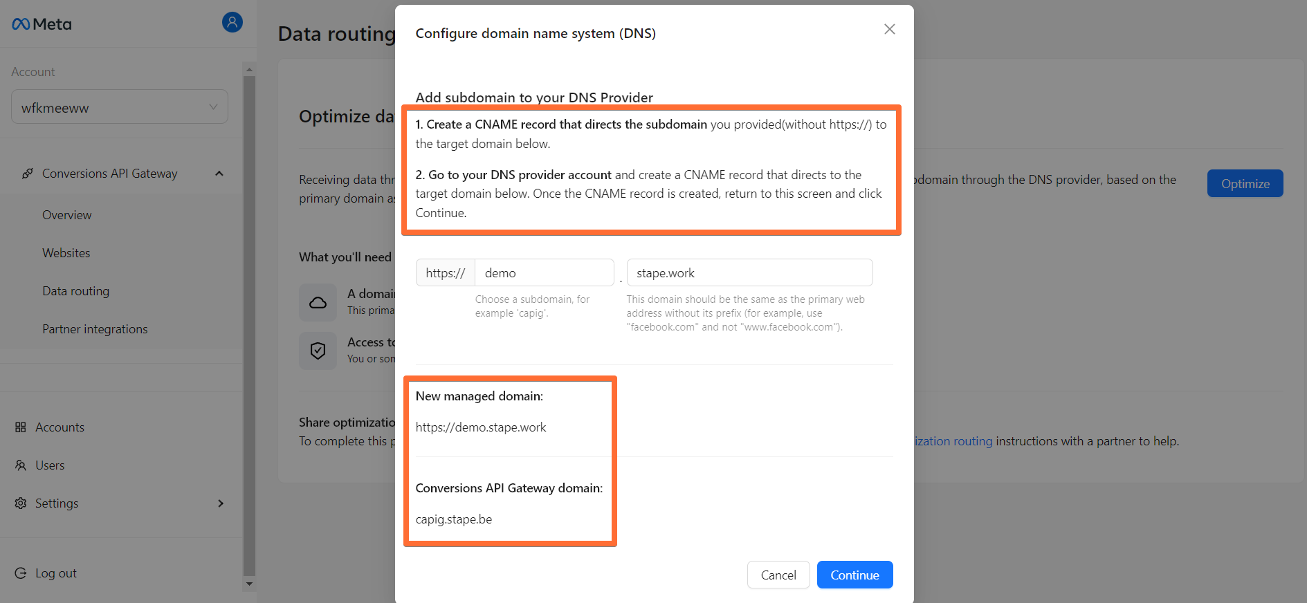 Three main reasons why a subdomain may not verified