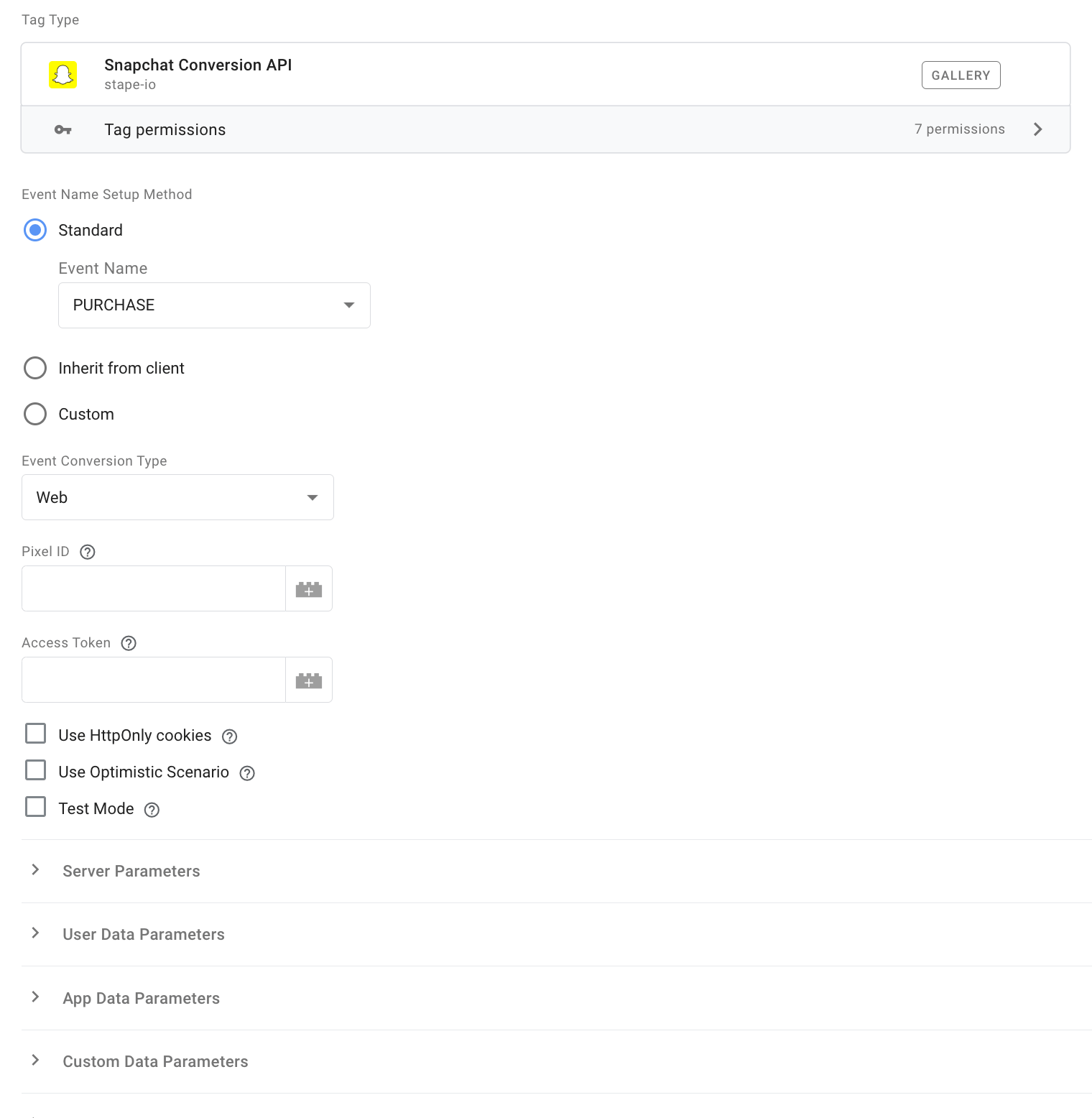 Snapchat Conversion API