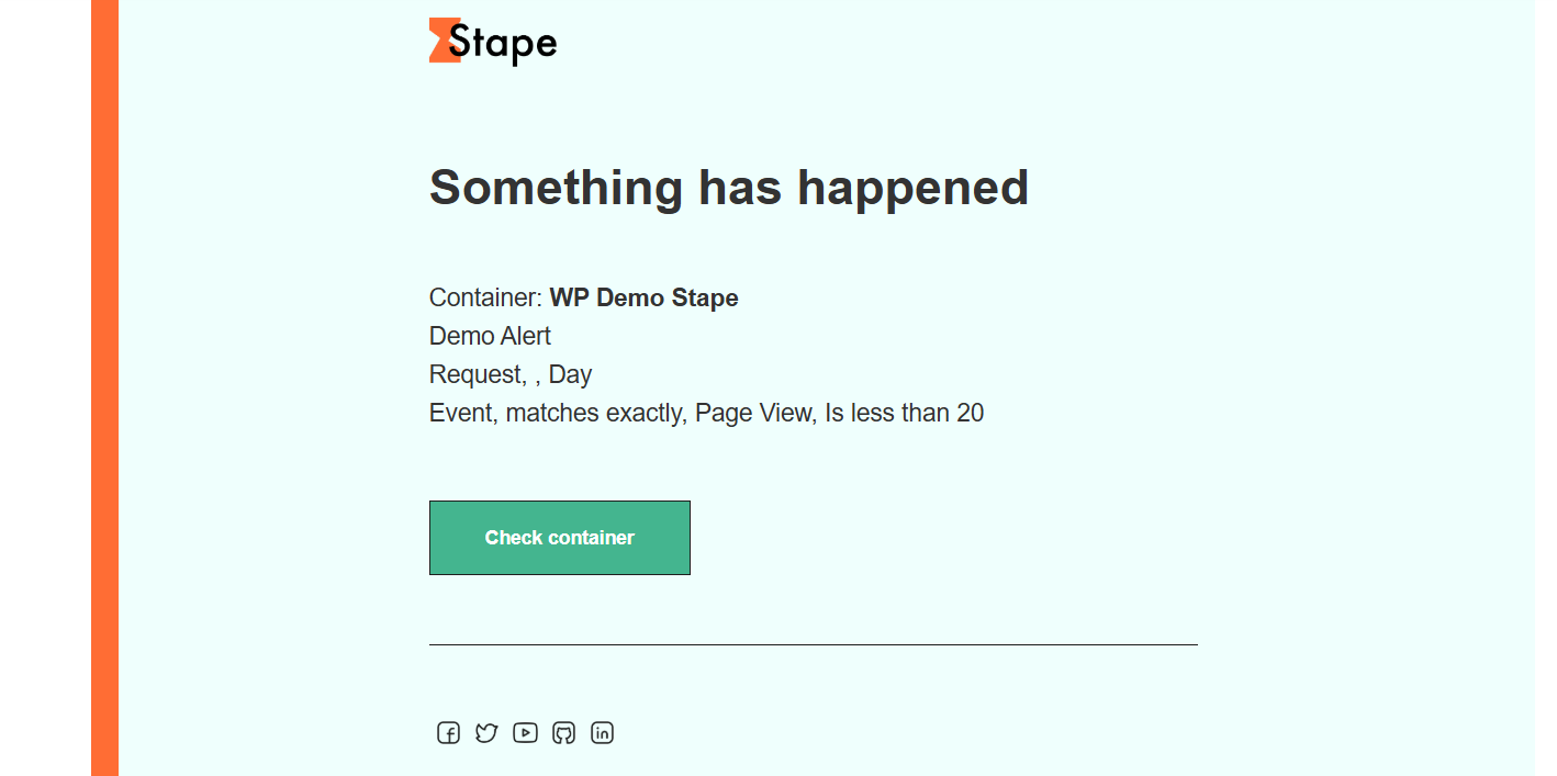 Testing the Monitoring feature