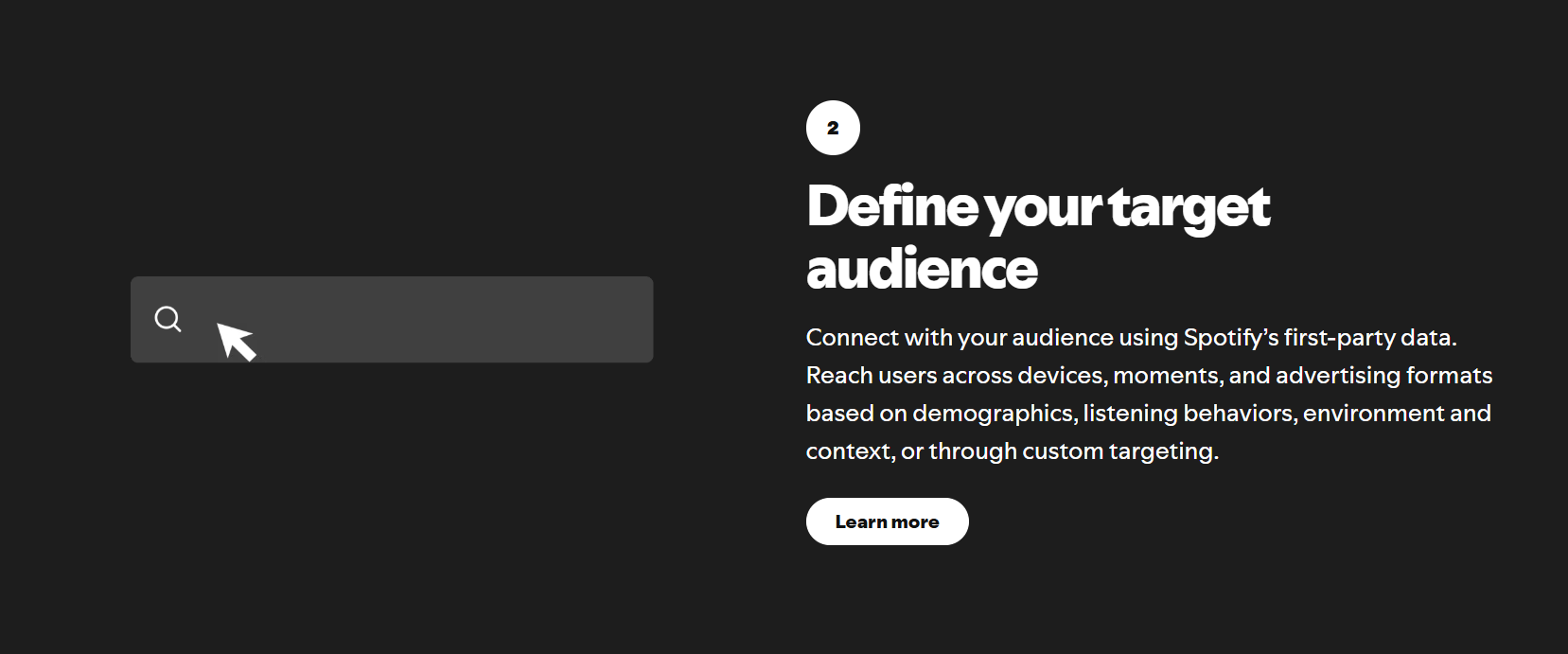 Define your target audience