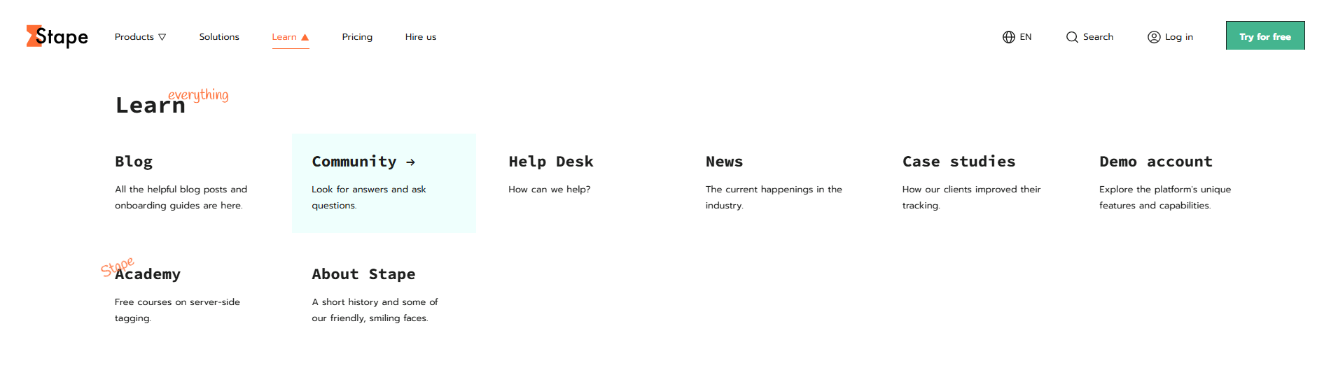 Find Community Section