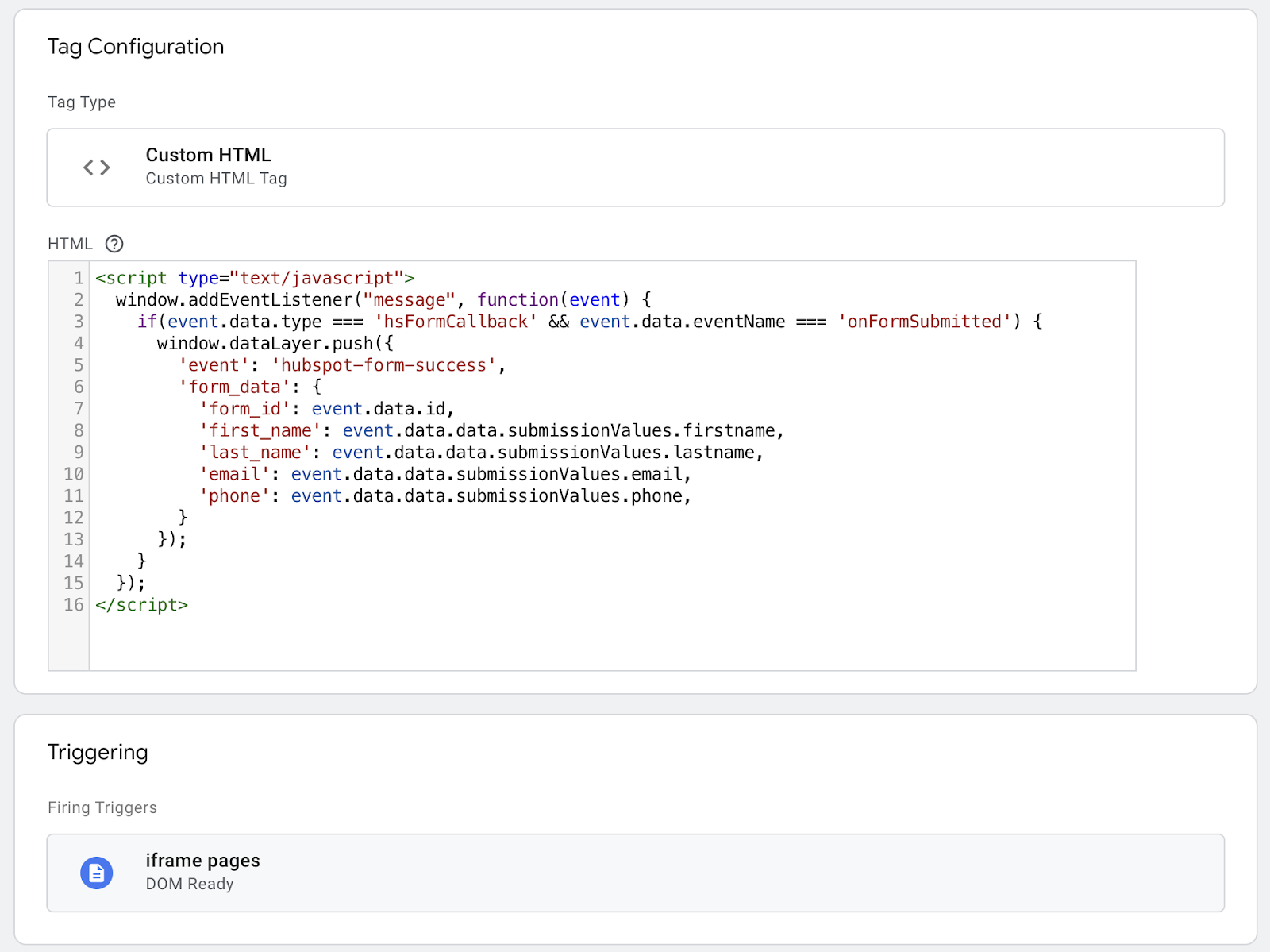 Detect iframe
