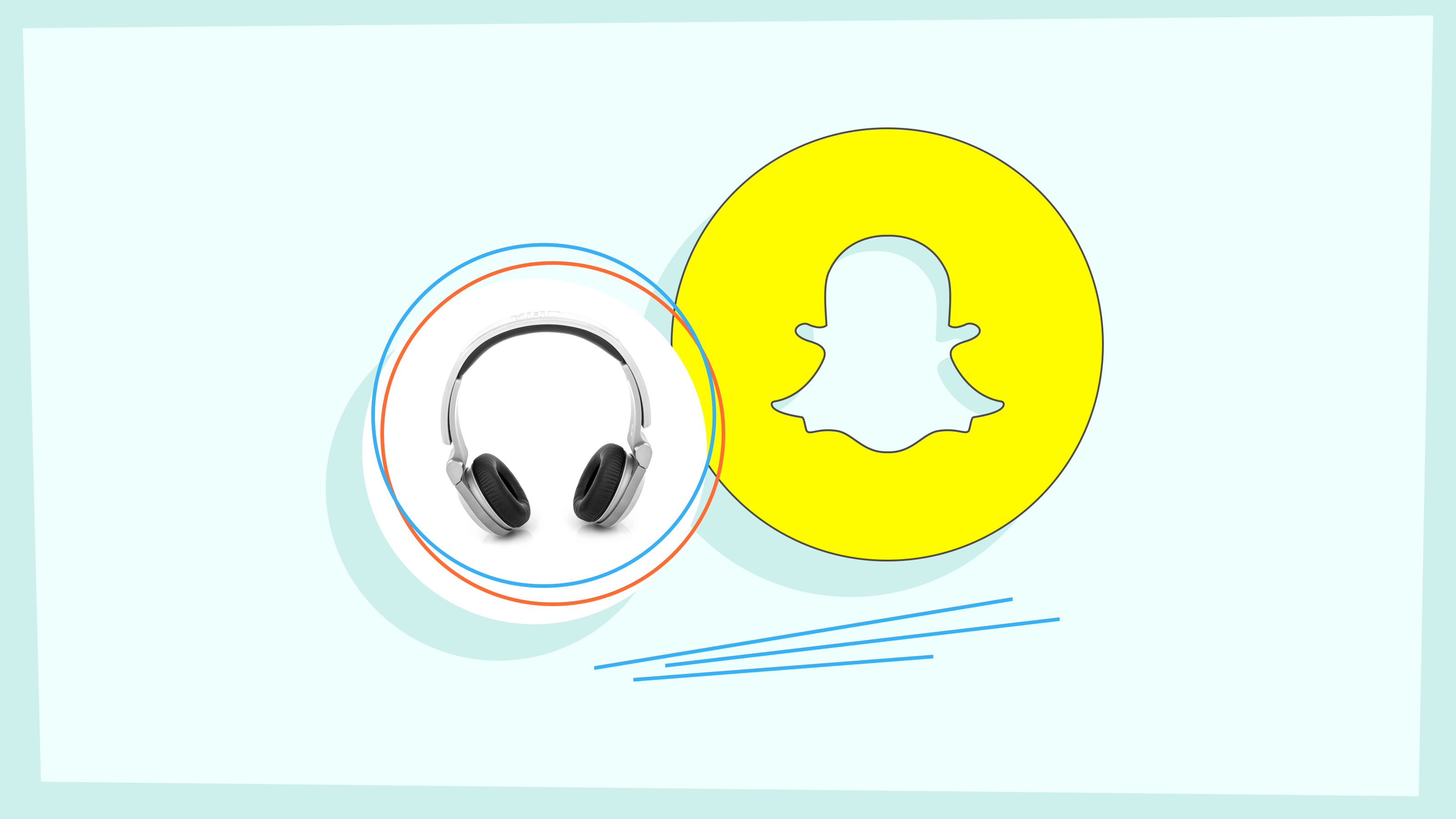 Snapchat Ads for music illustration