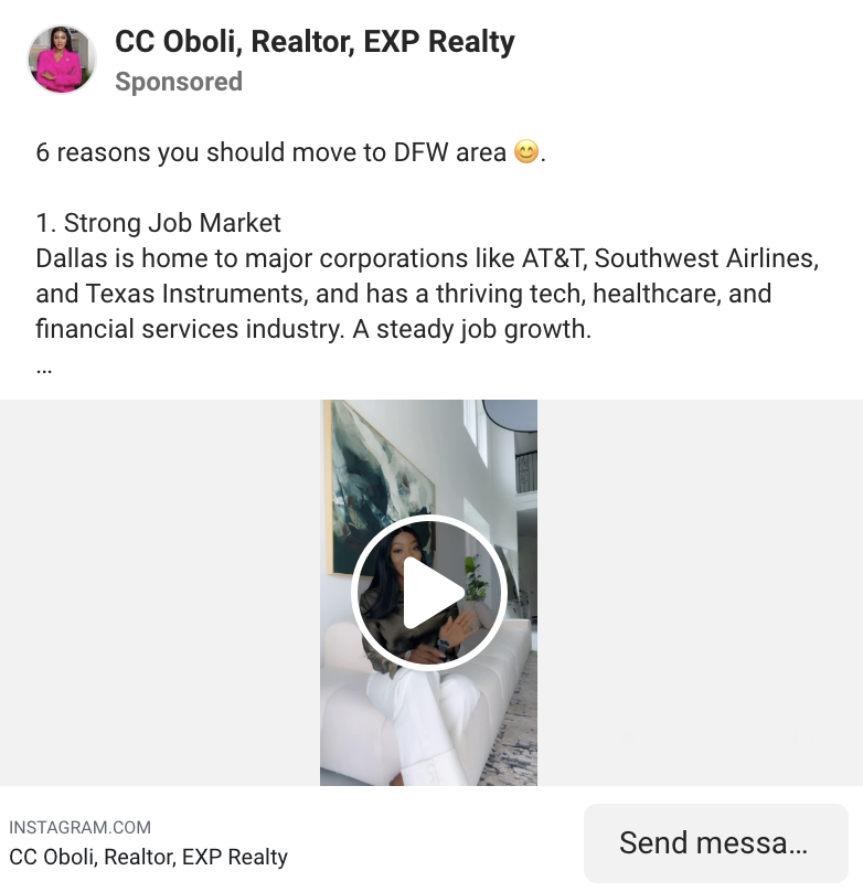 Instagram ad