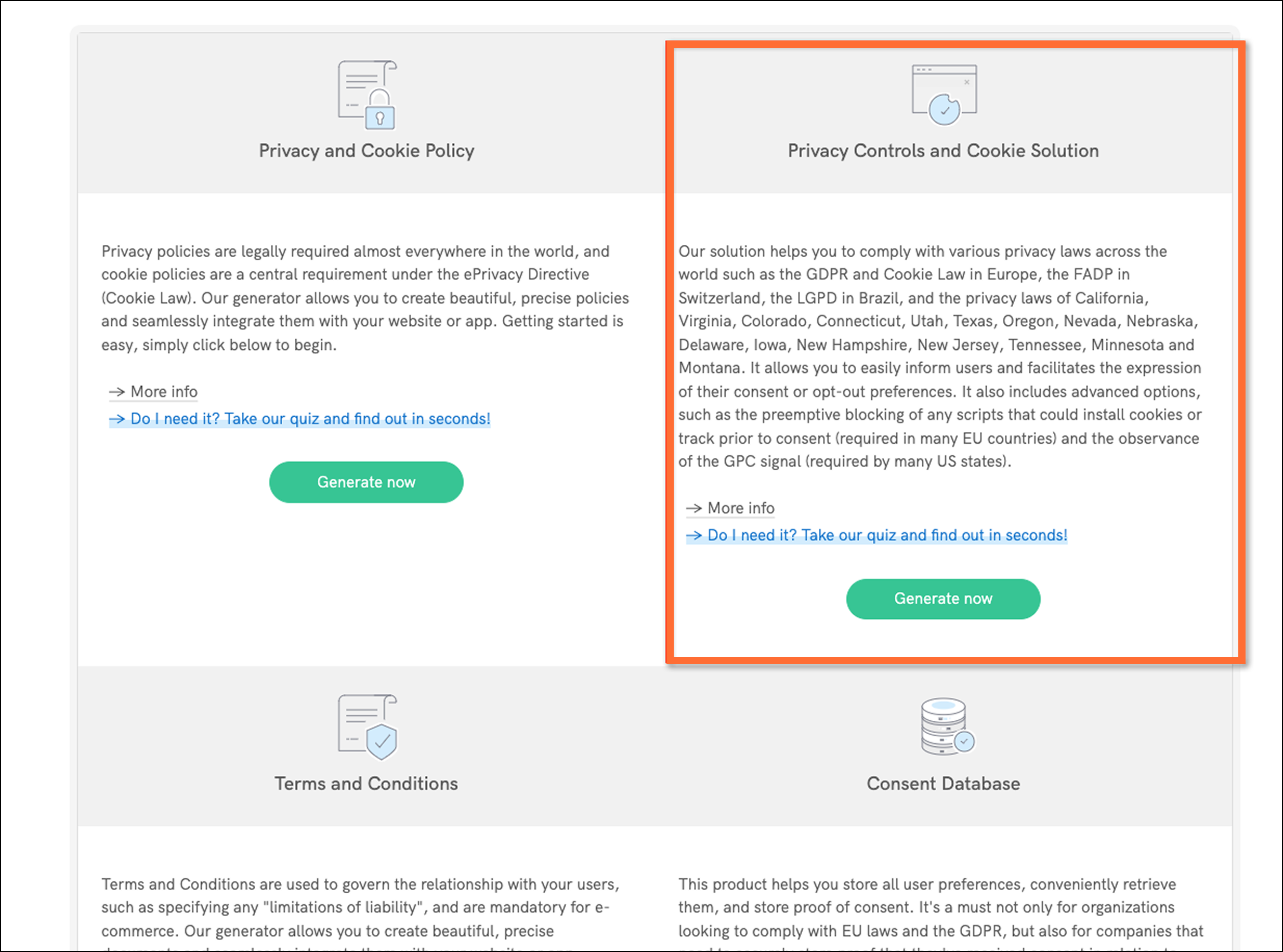 Activate Privacy Controls and Cookie Solution