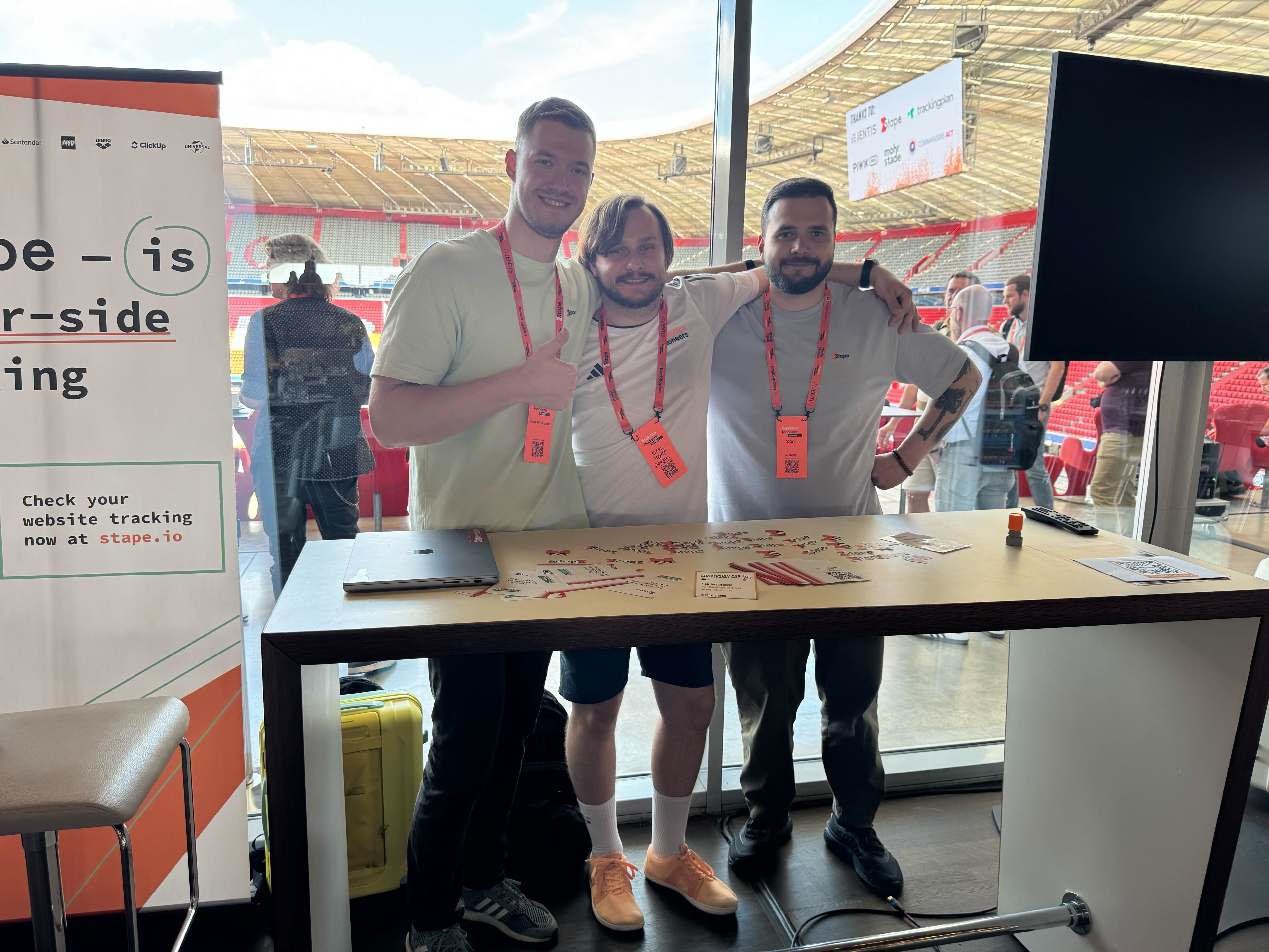 Stape at&nbsp;Analytics Pioneers Summit in Munich, Germany
