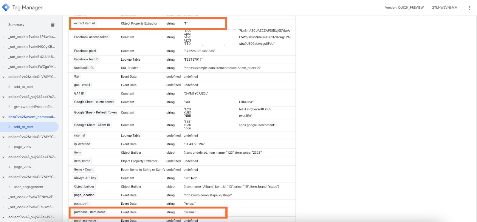 Read data from Google Sheets to sGTM