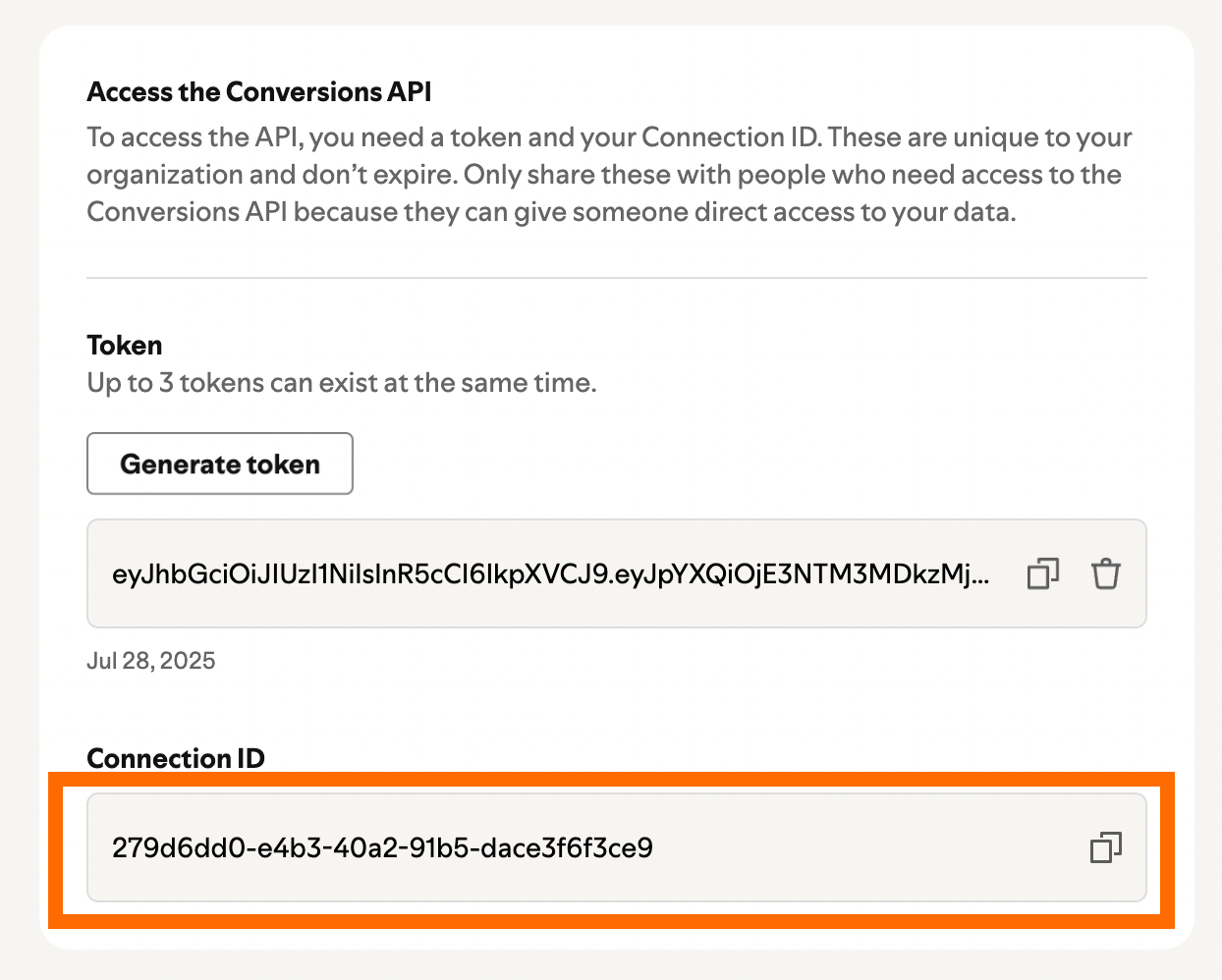 Connection ID in Spotify Ads