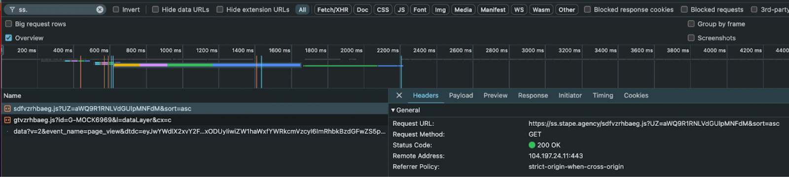 Setup verification on the website