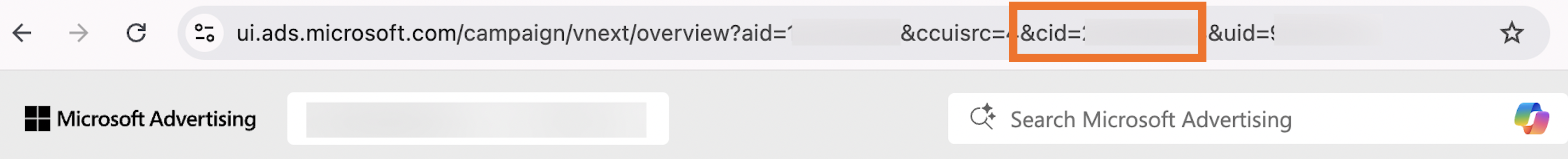 CID in Microsoft Ads