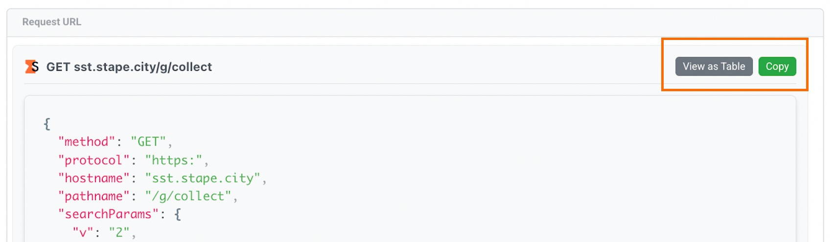 Request URL features