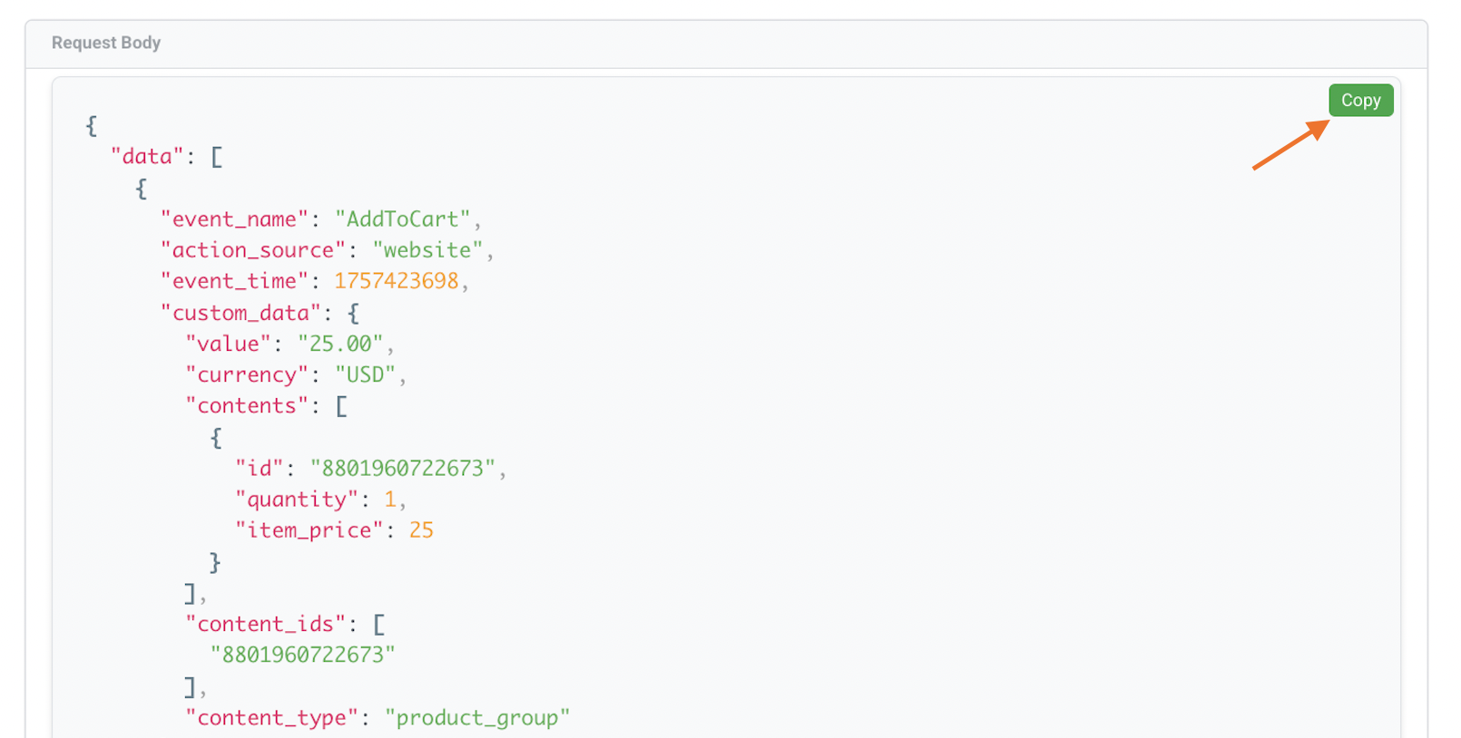 Copy Request Body