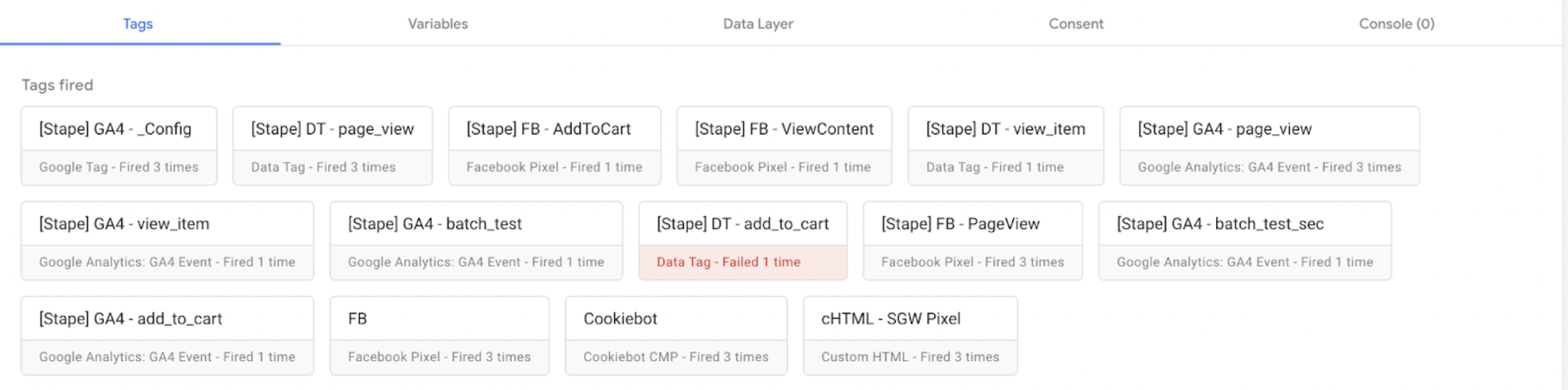 Tags coloring in older version of extension
