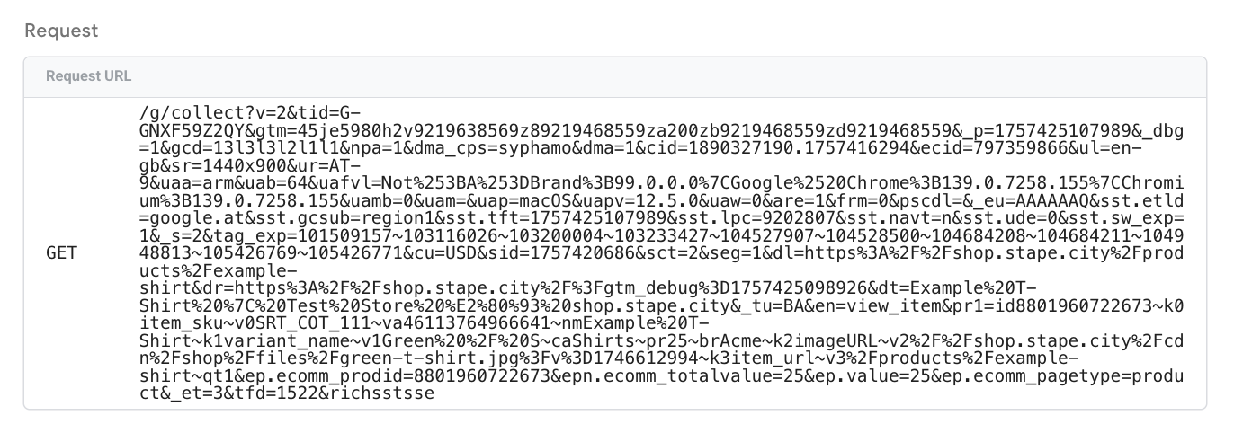 Standard-URL-Anfrage