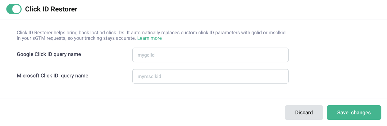 Click ID Restorer power-up