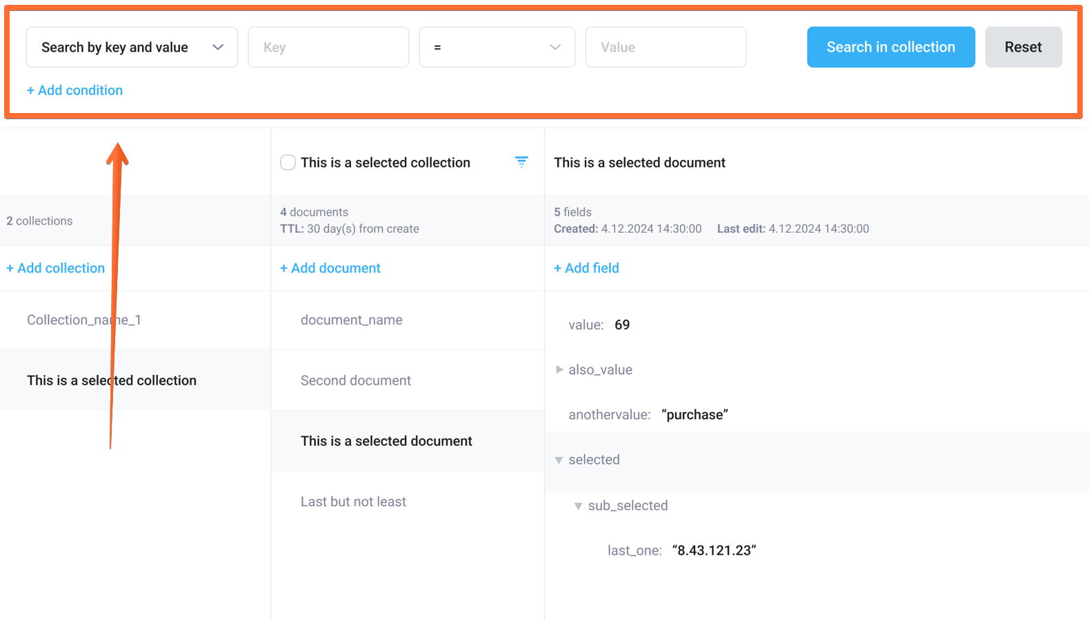 Conditional filtering