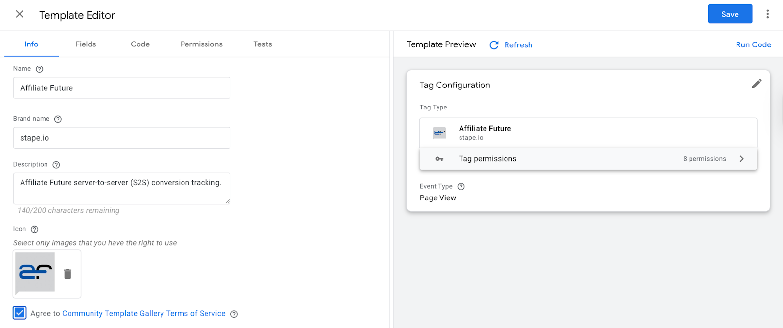 Affiliate Future as a template