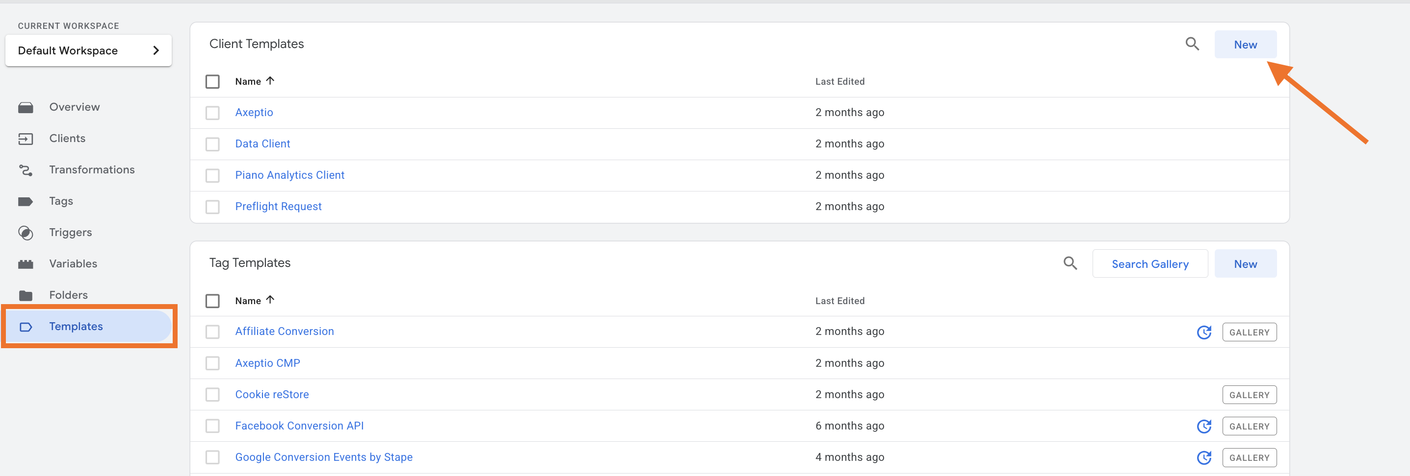 Client Templates