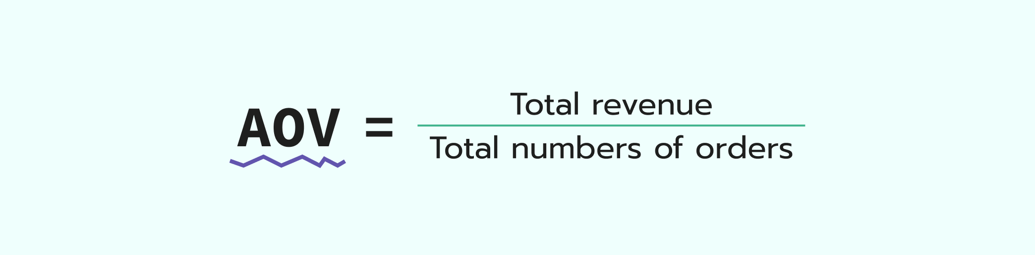 AOV calculation formula
