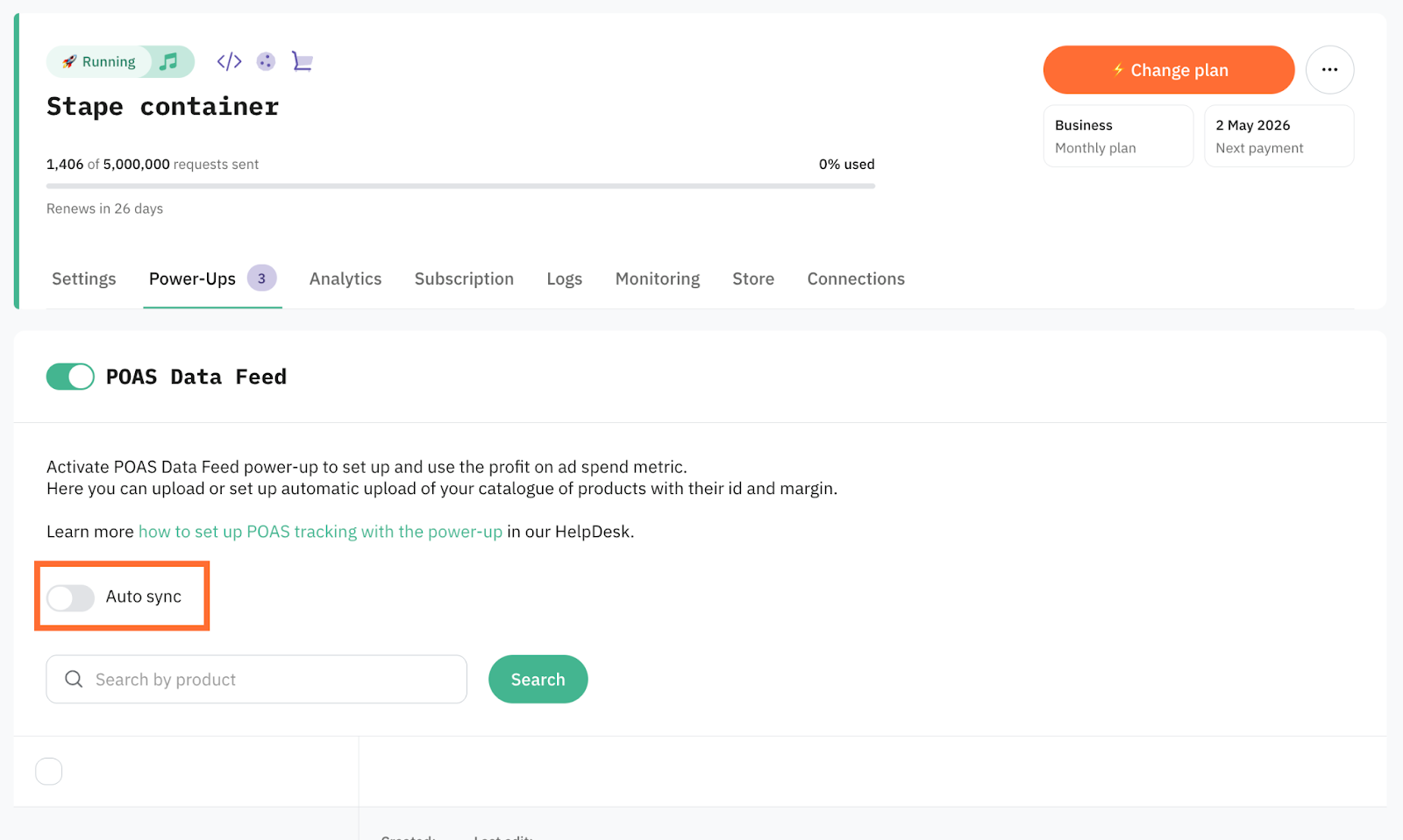Enable Auto Sync