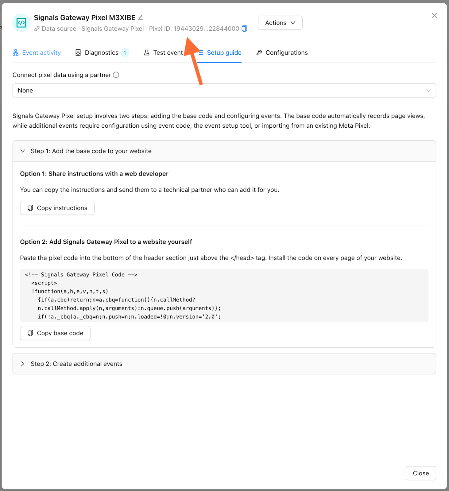 App setup