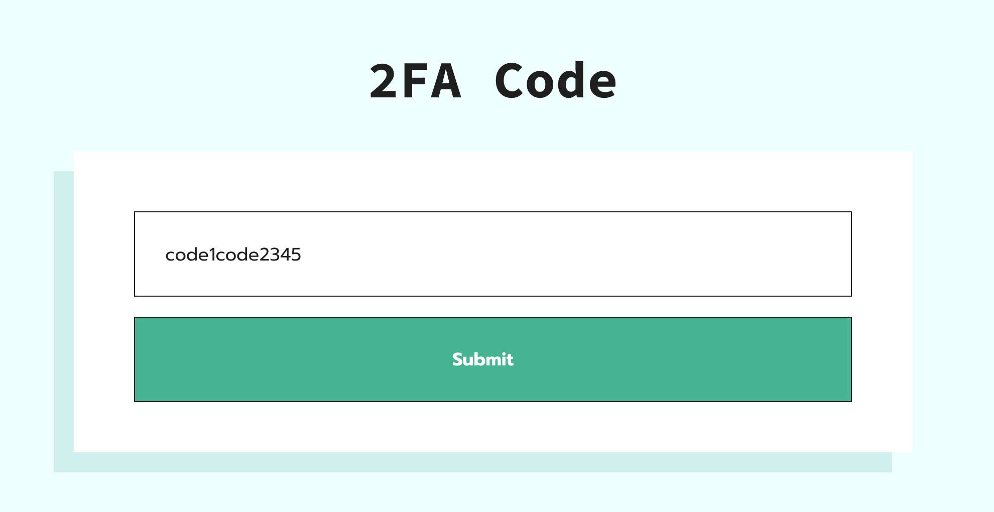 Enter 2FA backup code