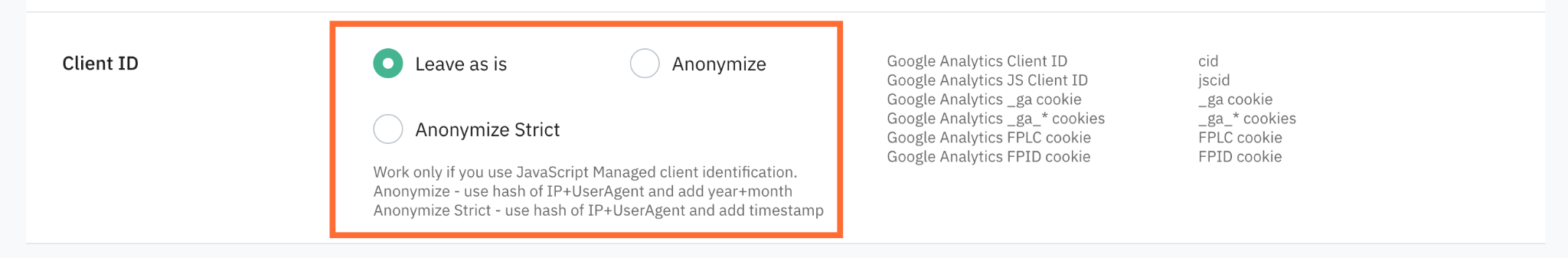 Configure Client ID