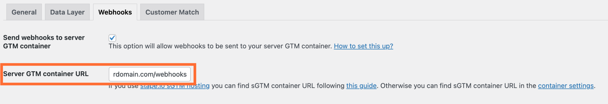 Wordpress example