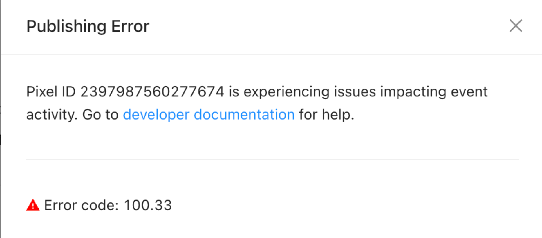 100.33 error