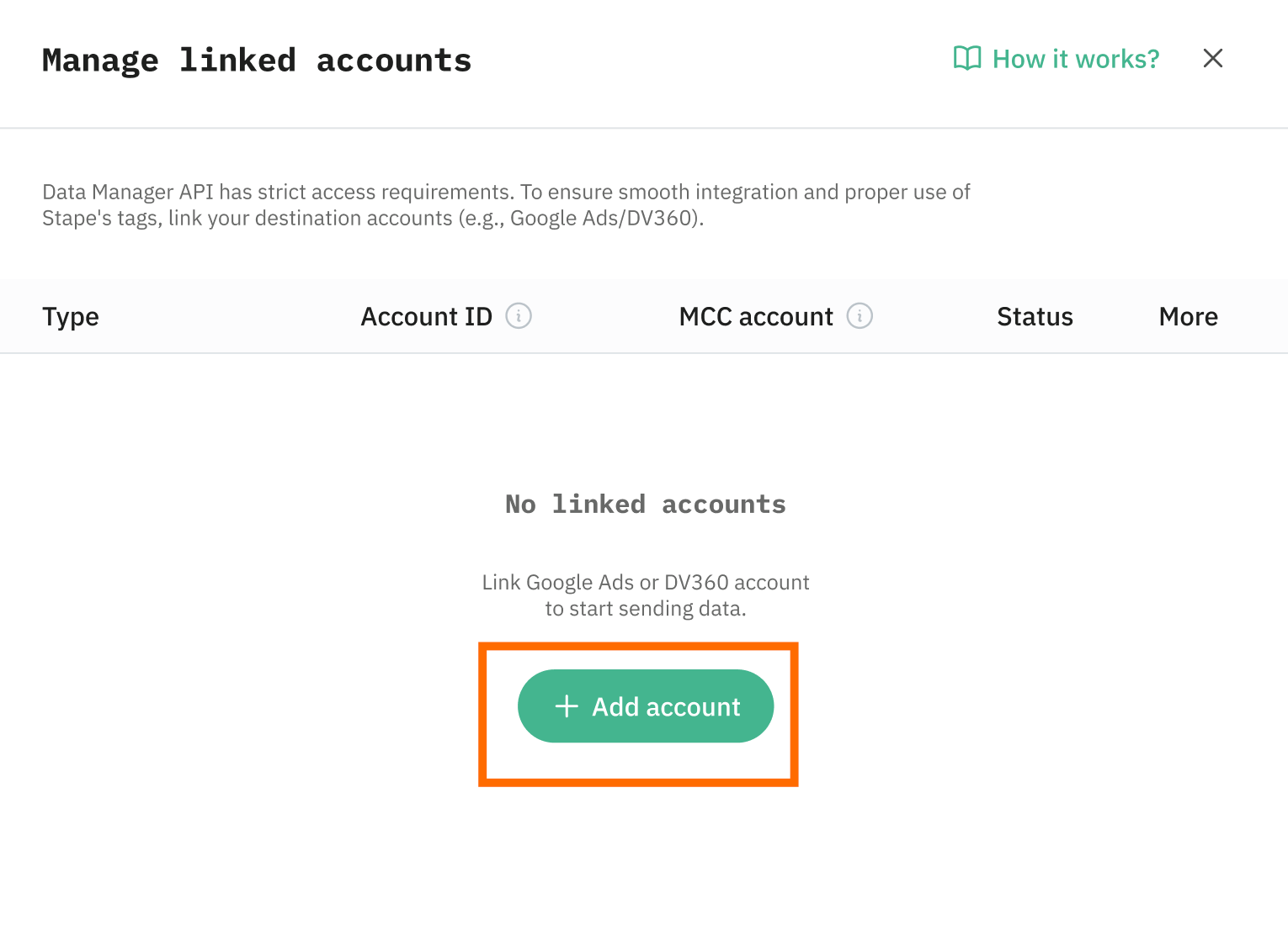 Add account