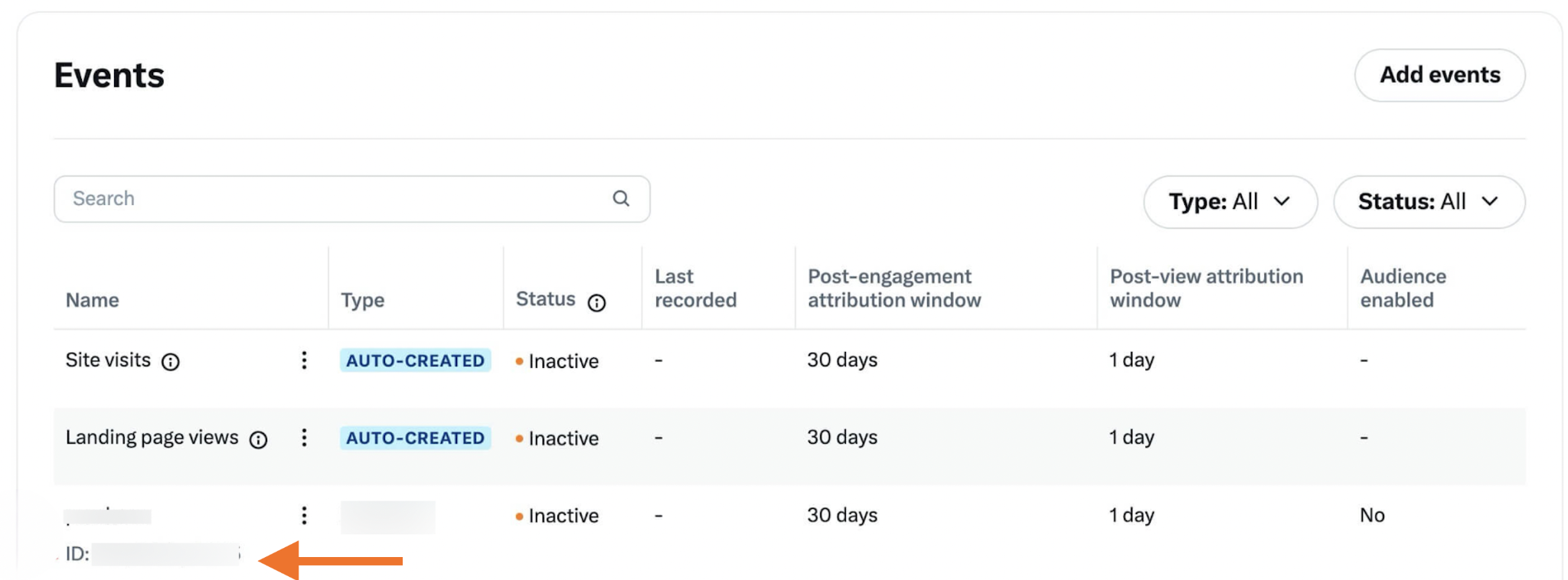 Event ID - you can find it when creating a conversion API event in the Twitter events manager.