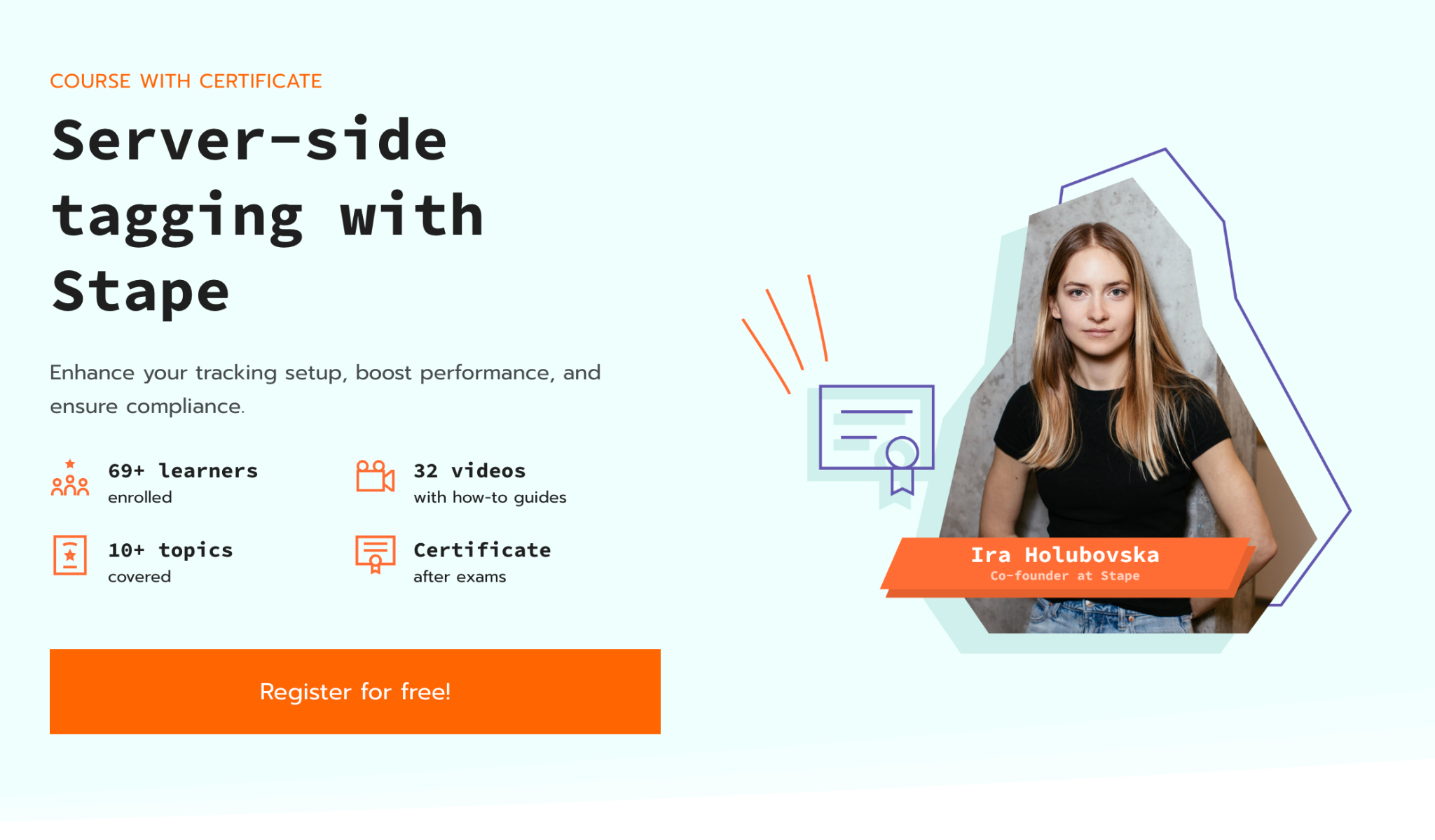 Click Register for free! and then Continue