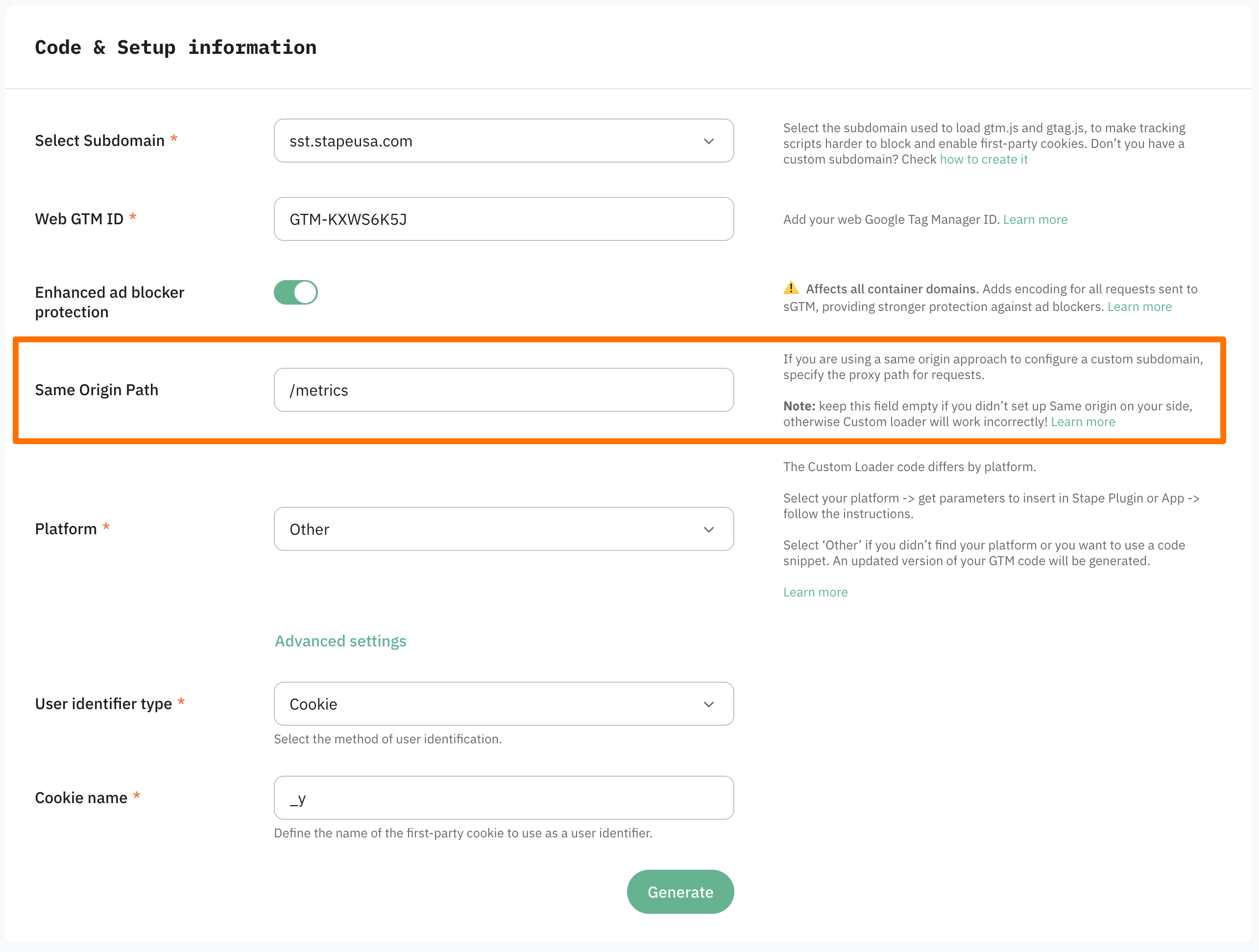 Custom Loader setup