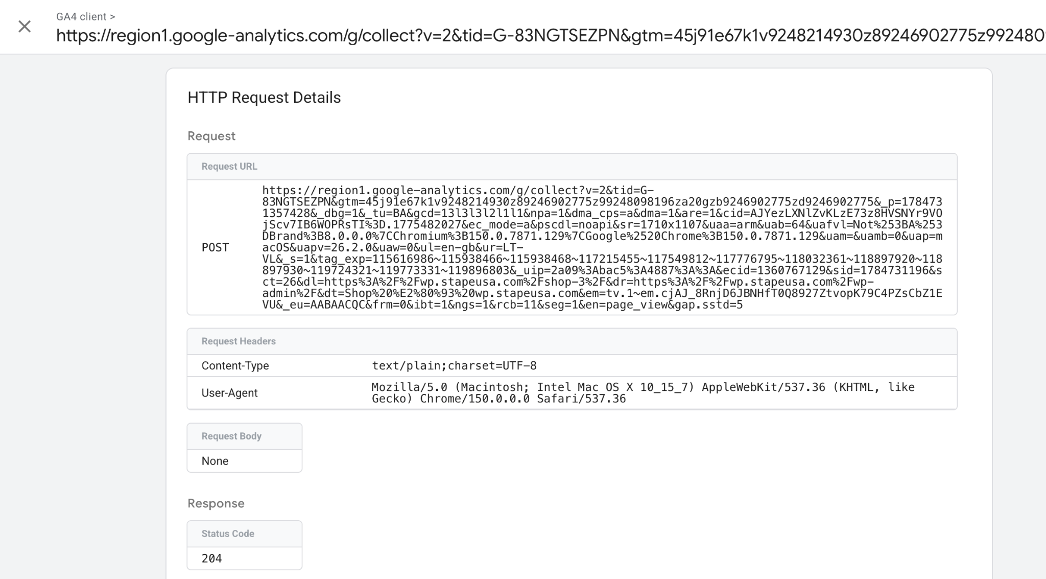 URLs formatter mode before