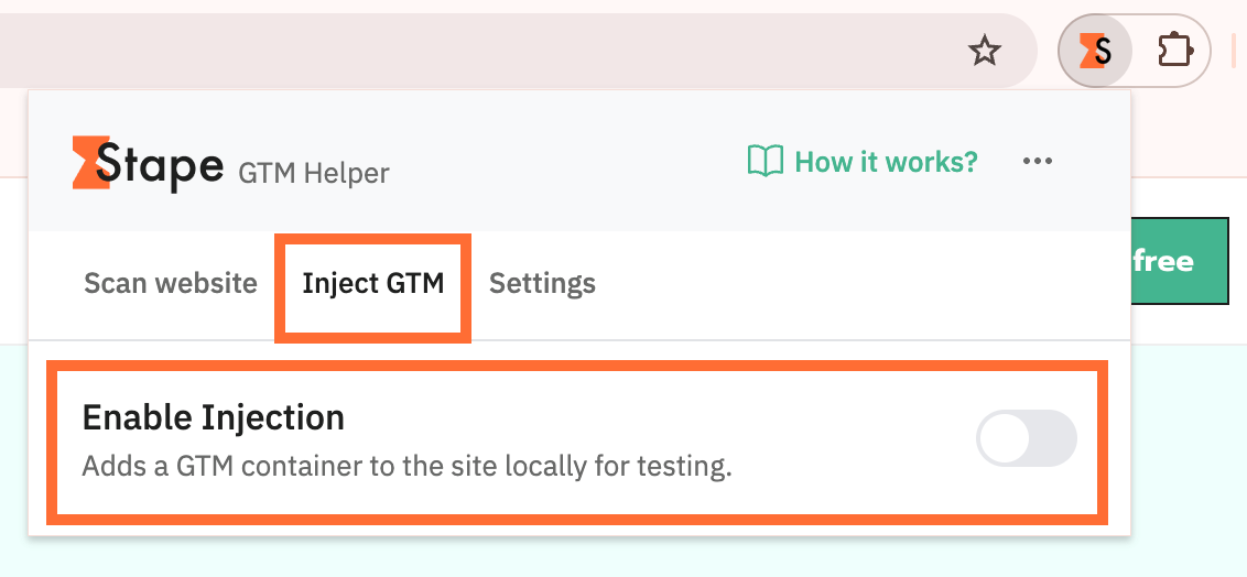 Toggle Enable Injection