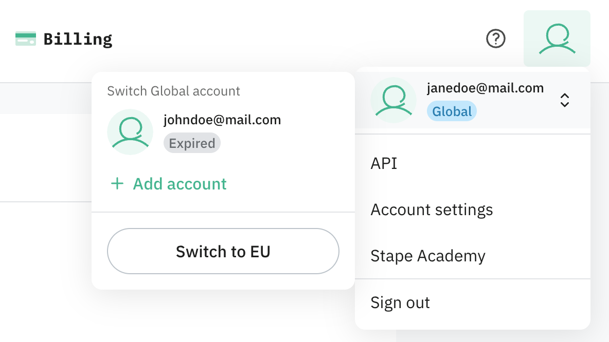 Expired account