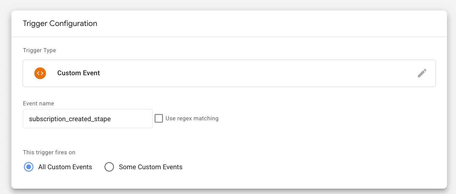 subscription created