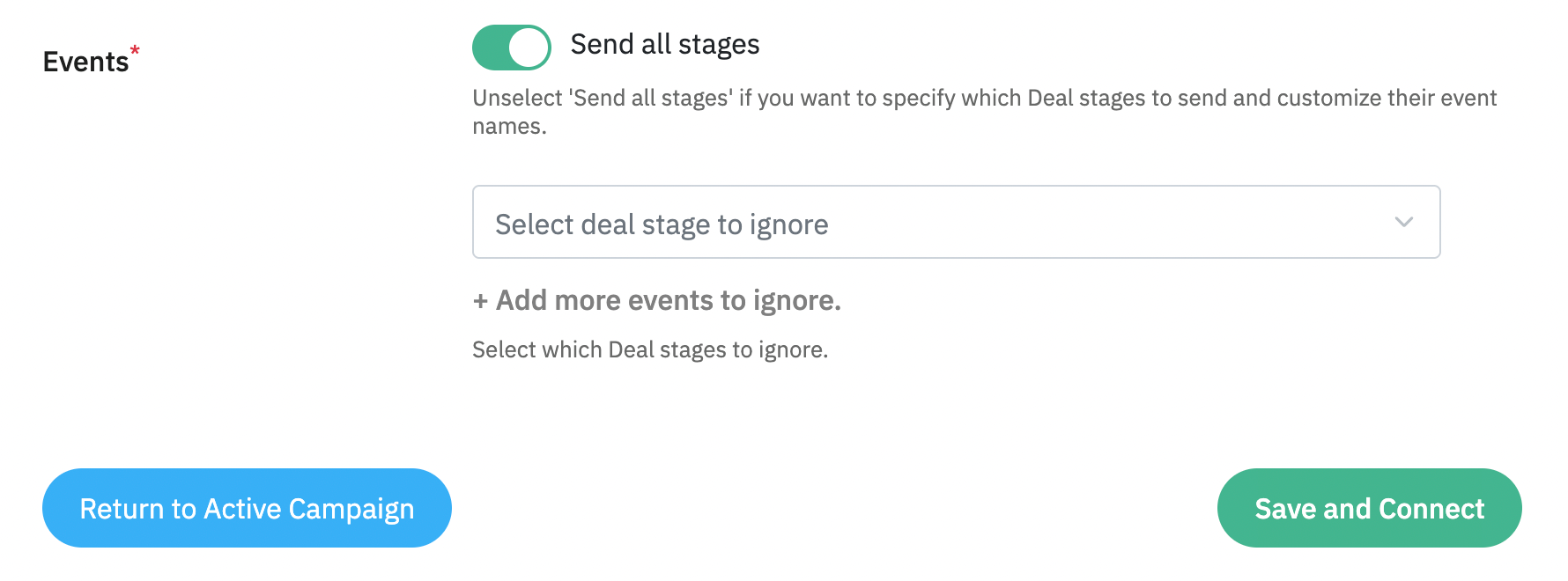 Send all statuses toggle