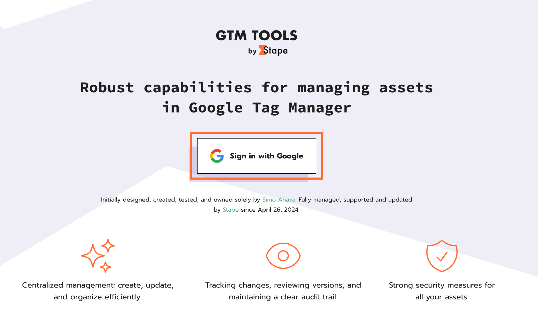 Sign in with your Google account