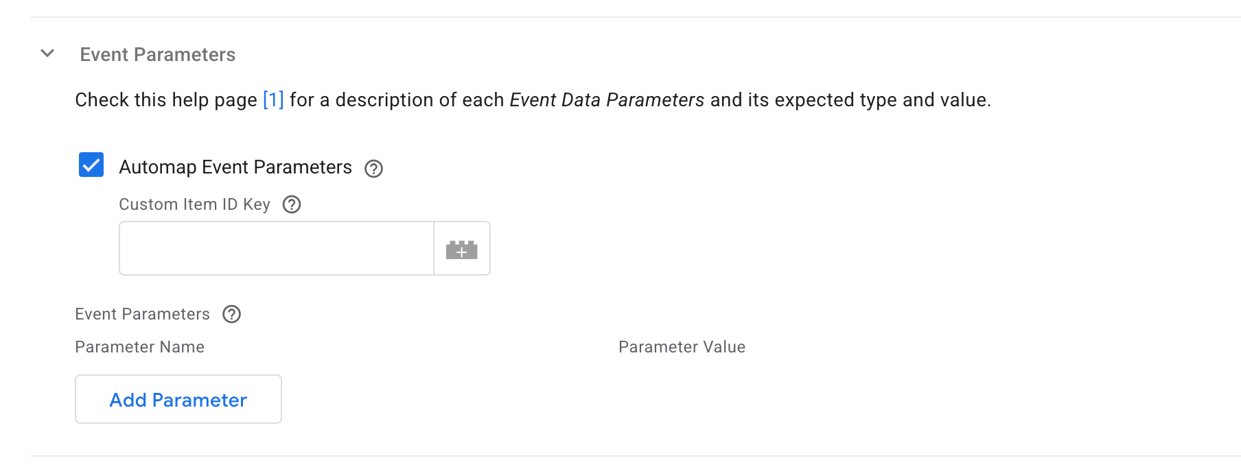 Event Parameters
