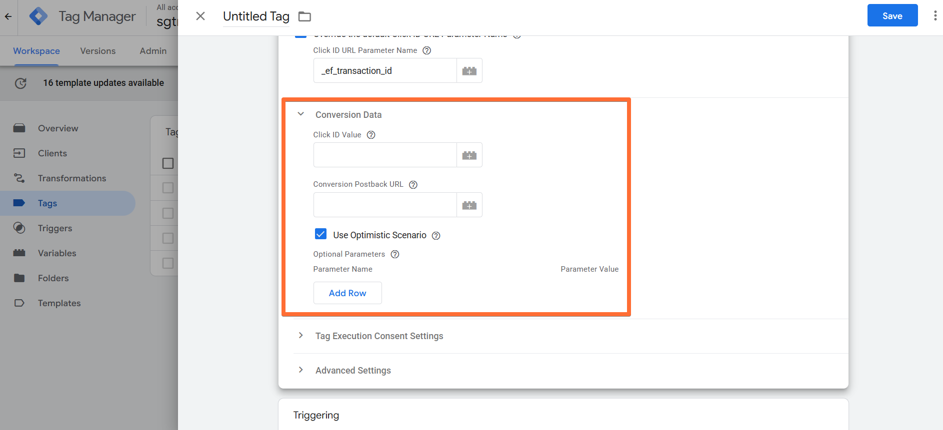 Conversion Data