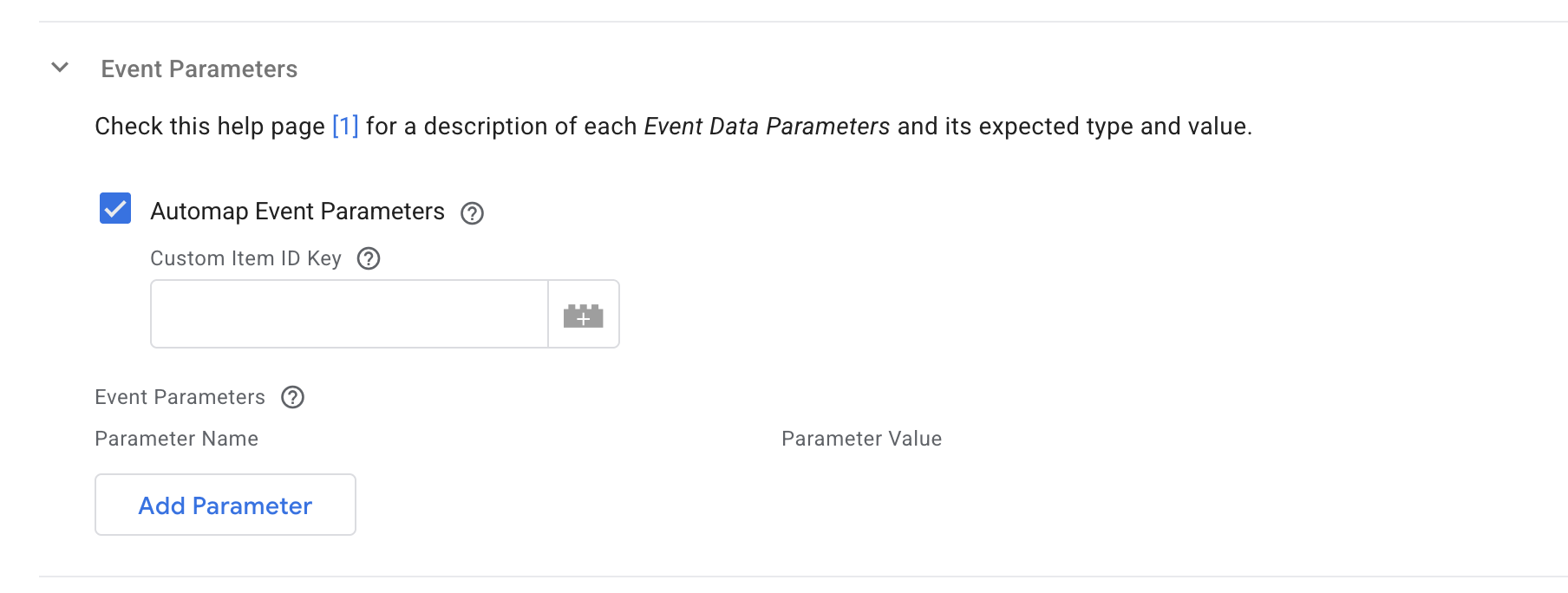 Event Parameters