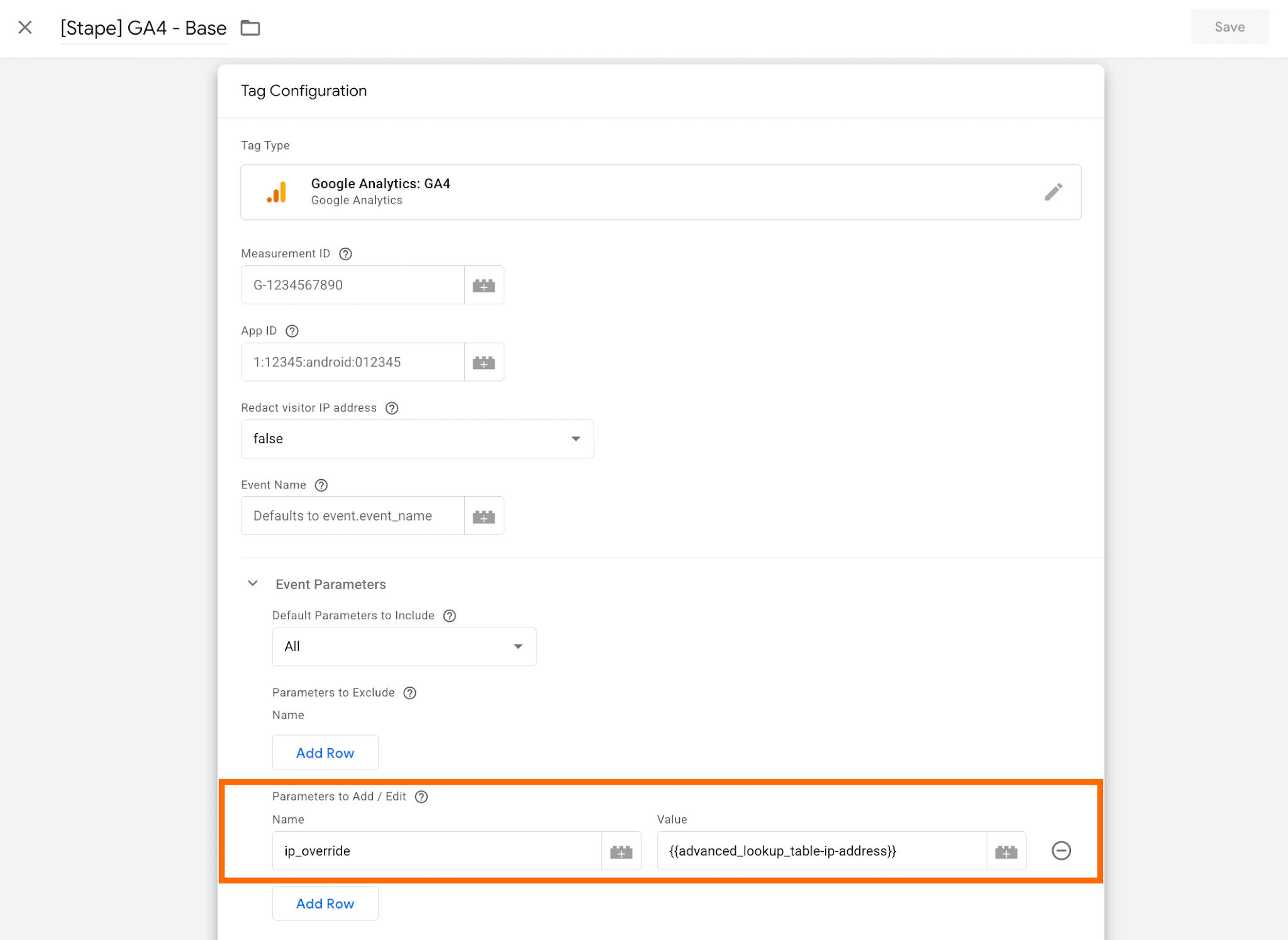 Pass the anonymized IP to Google Analytics 4